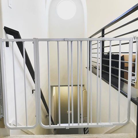 Baby gate for top of stairs