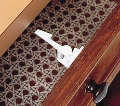 safe cabinet and drawer safety locks and latches